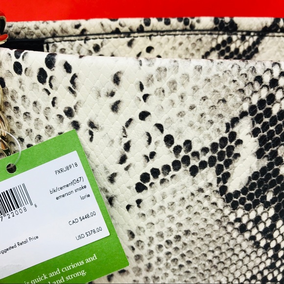 Kate spade Emerson snake Lorie black cement NWT - Picture 8 of 8